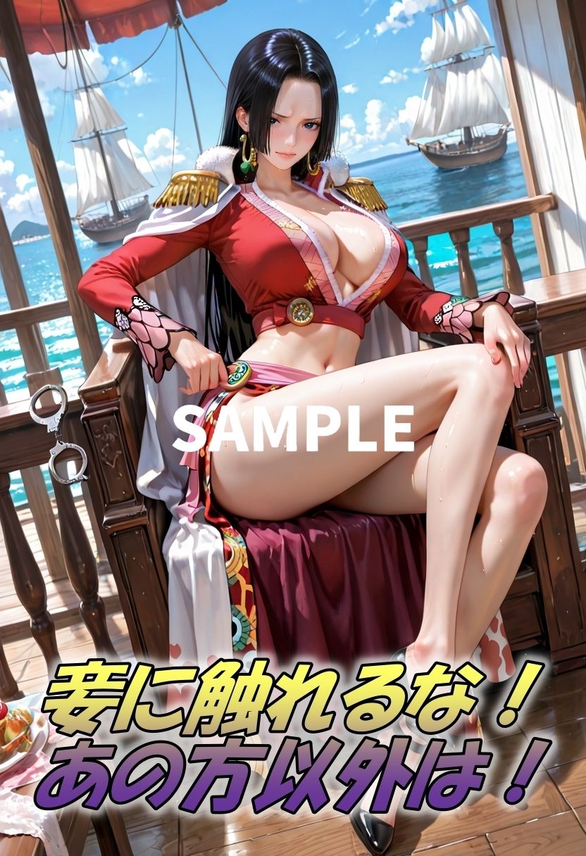 海楼石にうっかり捕まった蛇姫がイクッ！ - サンプル画像 1