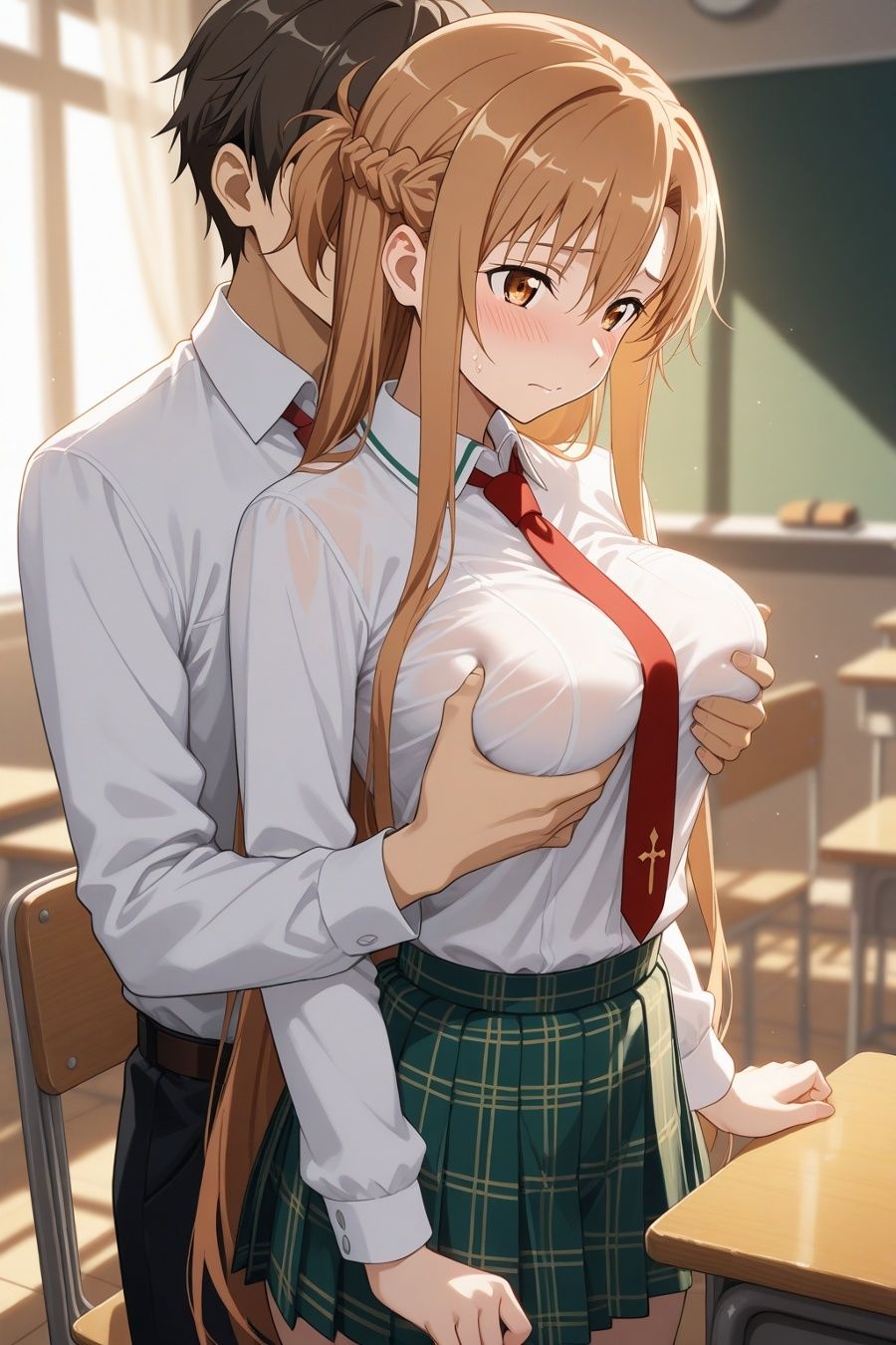 いいなり女子校生の日常〜ソ〇ドアートオンライン編〜 - サンプル画像 6