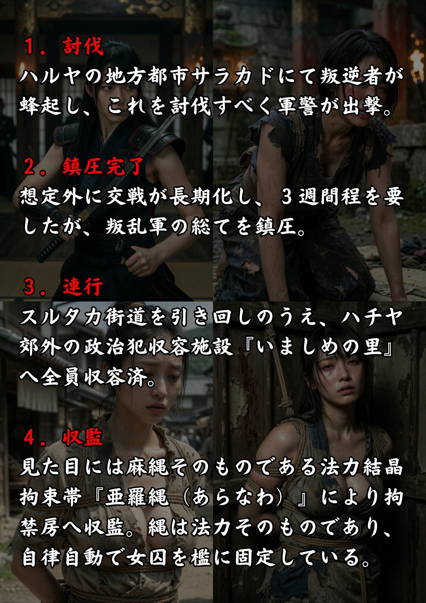 実写風拘束責めショート動画集  レンセレン審理院執刑映像資料集〜第四拷 国賊下手人仕置帖〜 - サンプル画像 2