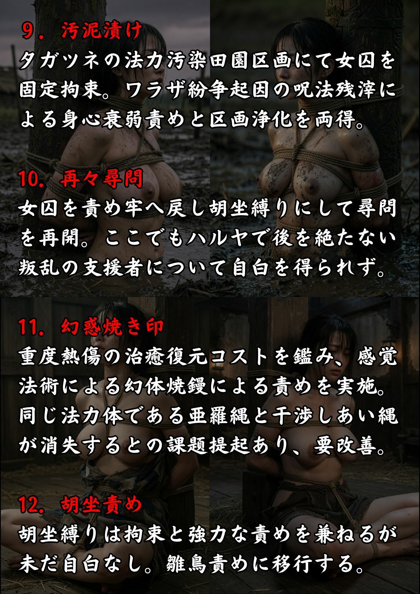 実写風拘束責めショート動画集  レンセレン審理院執刑映像資料集〜第四拷 国賊下手人仕置帖〜 - サンプル画像 4