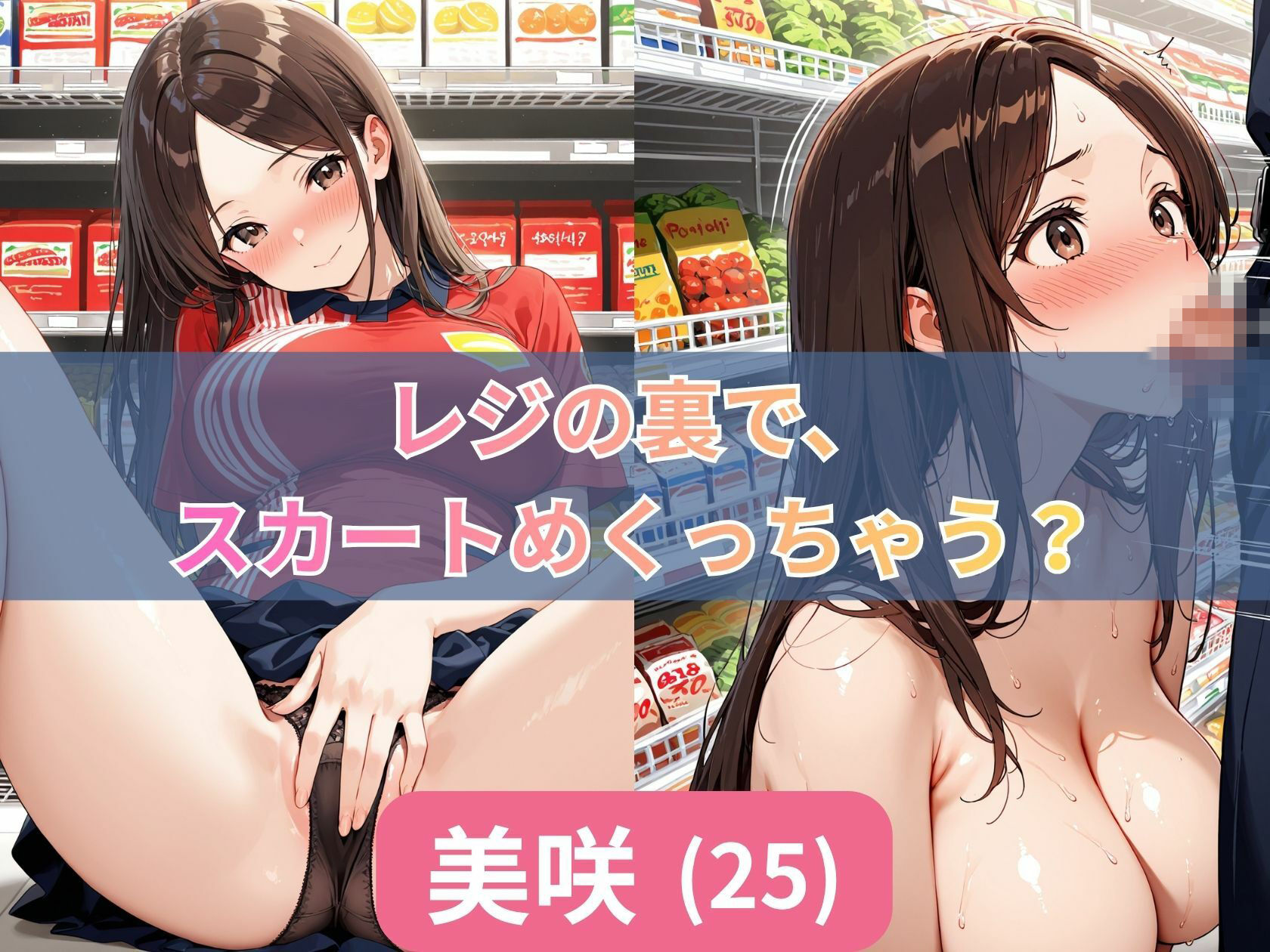 バイト先のはち切れ爆乳主婦4人と汗だくセックスする本 - サンプル画像 8