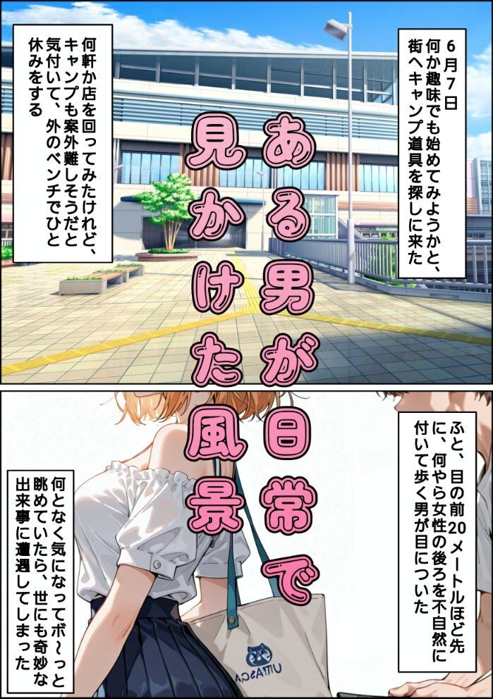 逆さ盗撮読本2 - サンプル画像 1