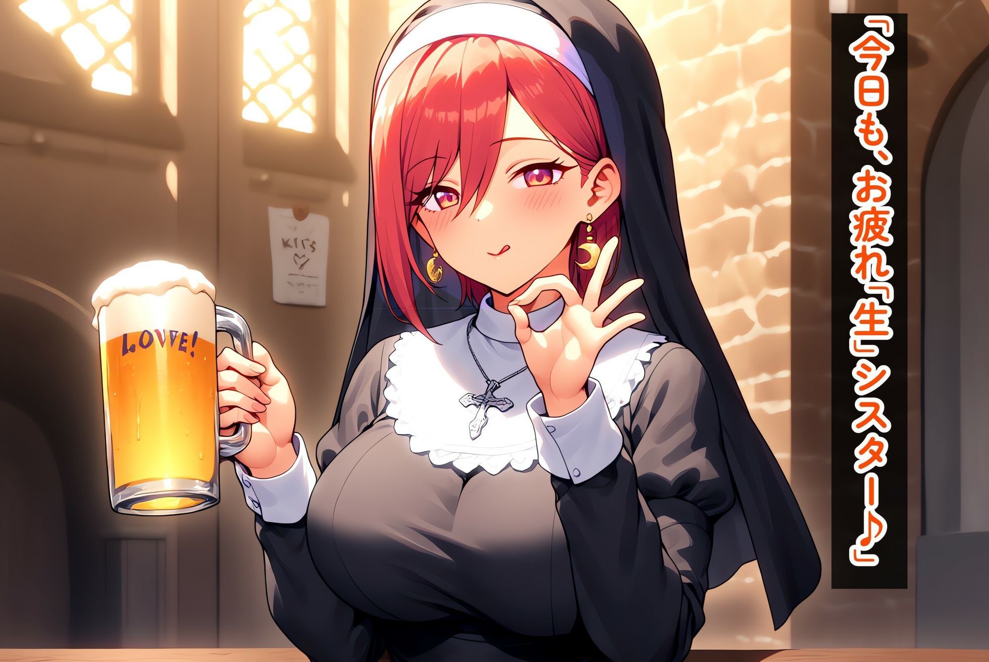 ERO居酒屋〜シスターは生がお好き♪〜 - サンプル画像 1