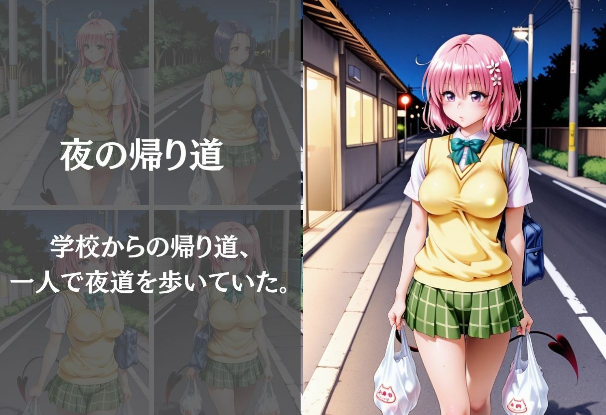 夜道拉致〜監禁された制服美少女の惨めな凌● Vol.1 - サンプル画像 2