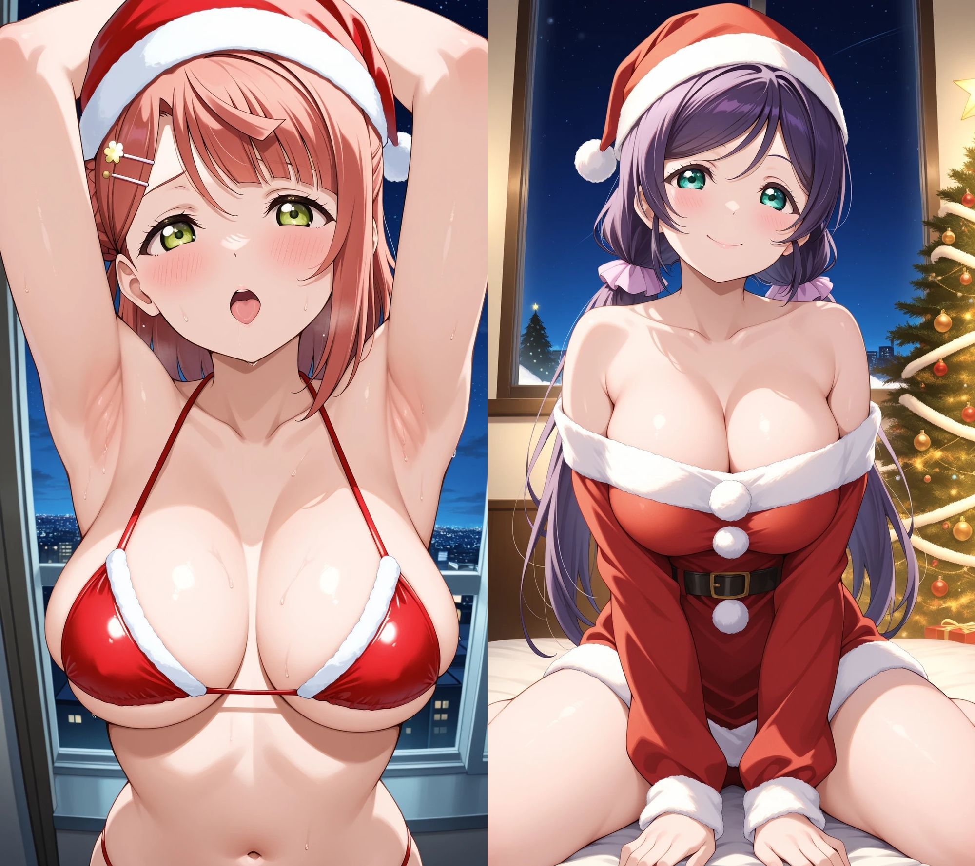 クリスマスのスクールアイドル - サンプル画像 1