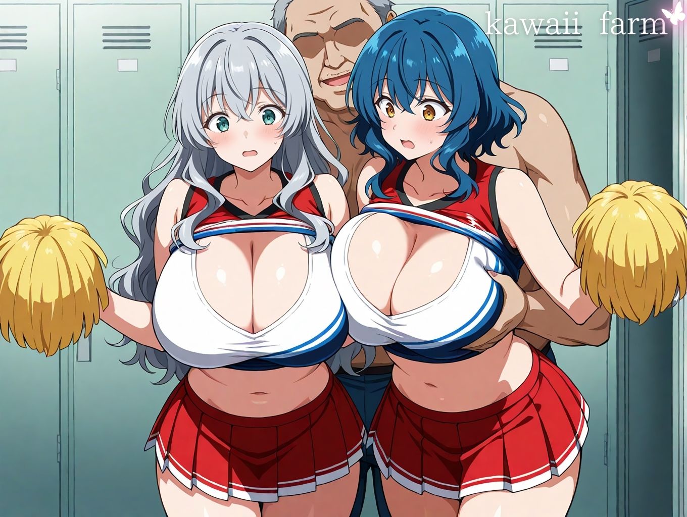 爆乳まみれ チアガールver. - サンプル画像 6