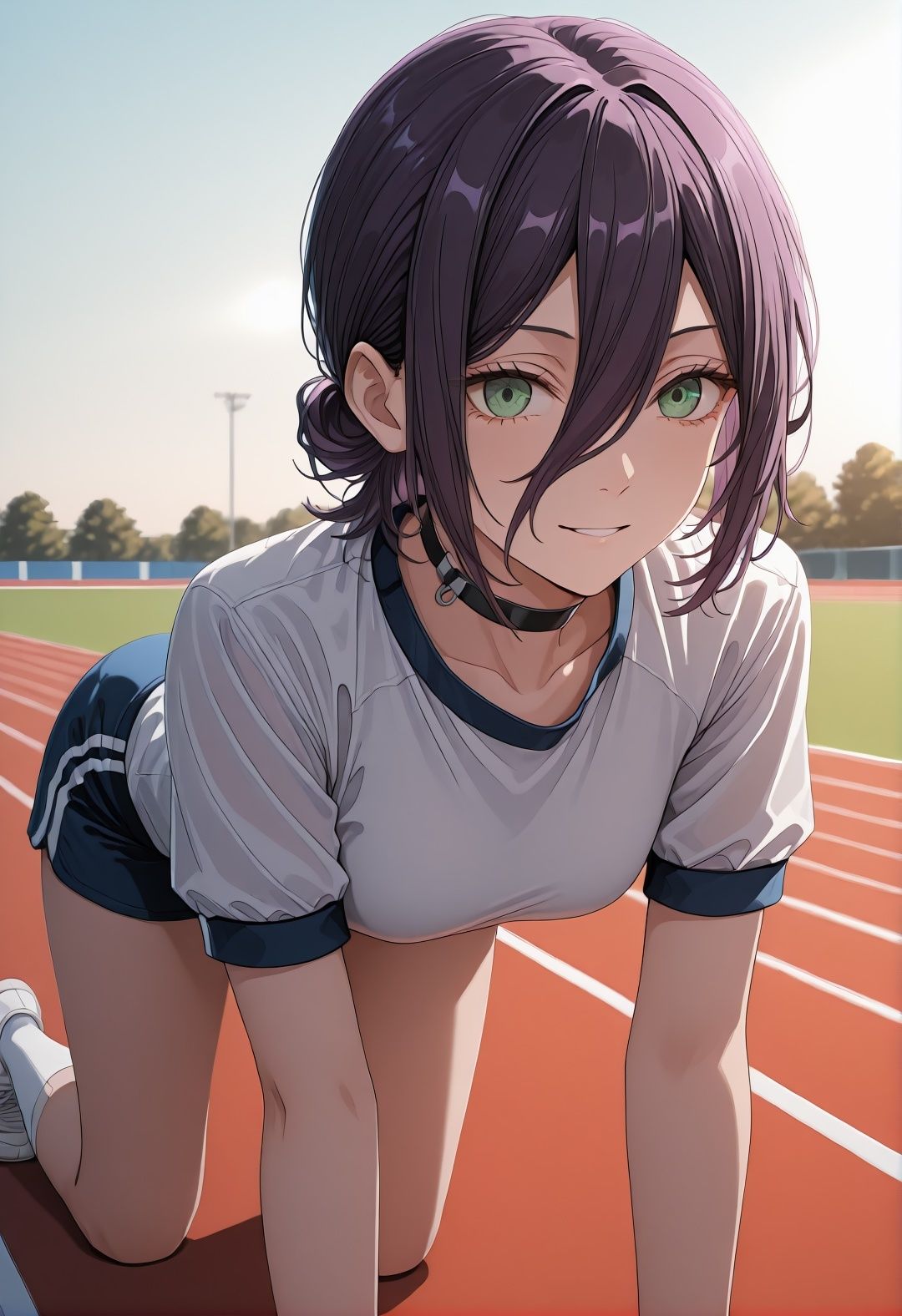 学校でレ〇が変態プレイに堕ちるチェン〇ーマンパロディ チョーカー少女の羞恥アヘ顔と白濁まみれ307枚 - サンプル画像 4