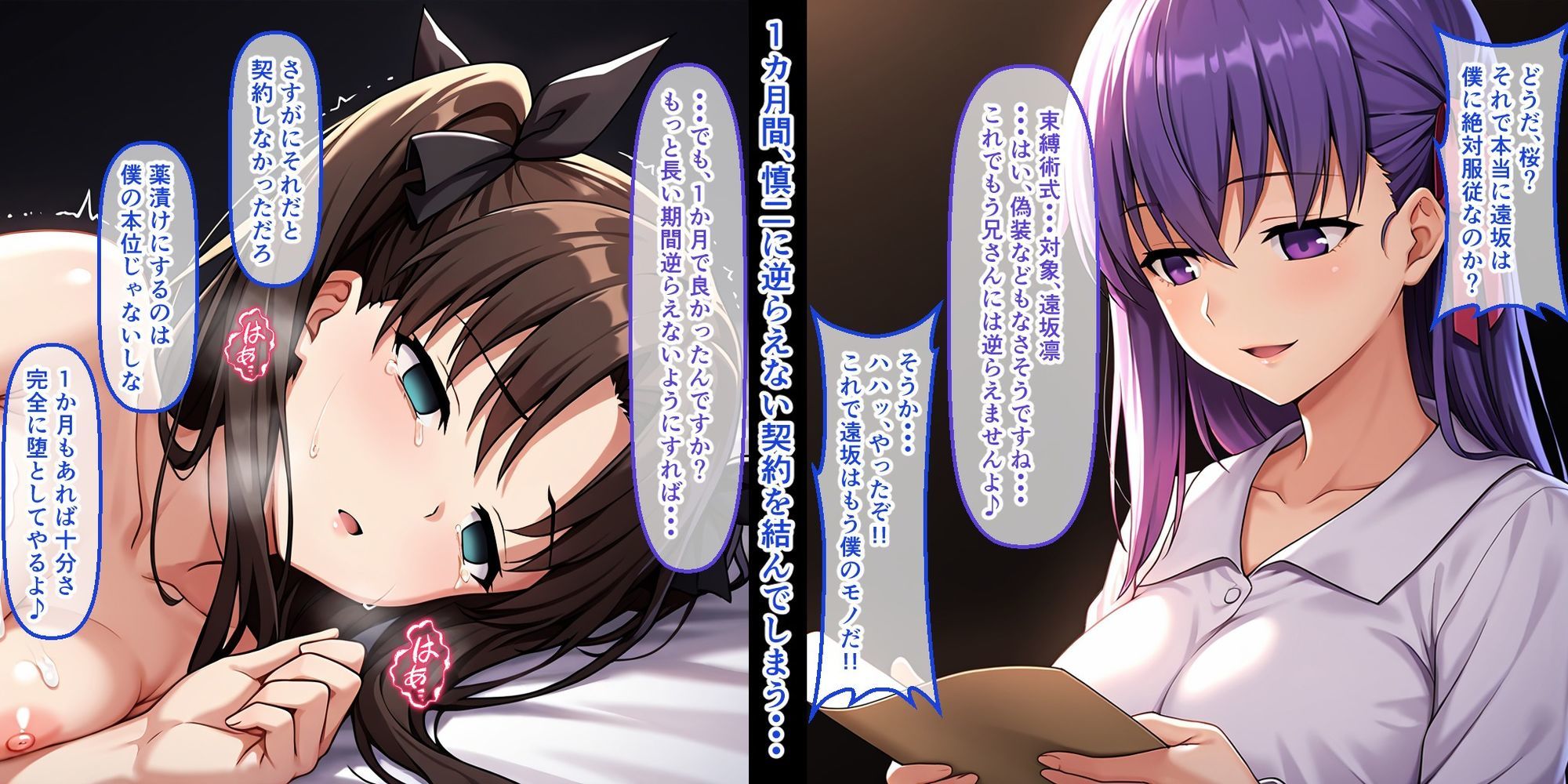 慎二に寝取られ堕ちる凛 〜こいつ、もう僕の女だから〜 - サンプル画像 9