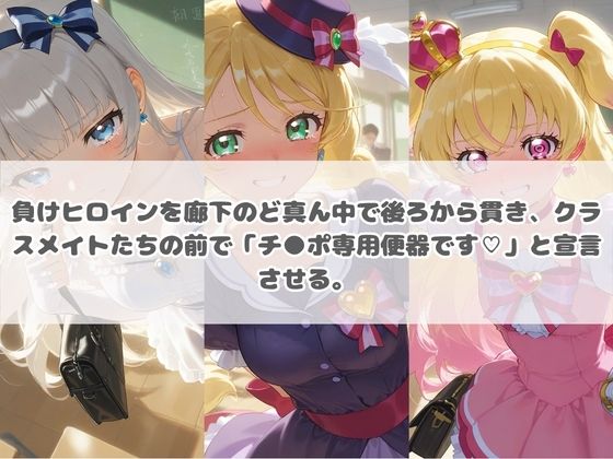 負けヒロインが敗北堕ちして俺のチ●ポ専用便器になった結果 プ〇キュア 9 - サンプル画像 1