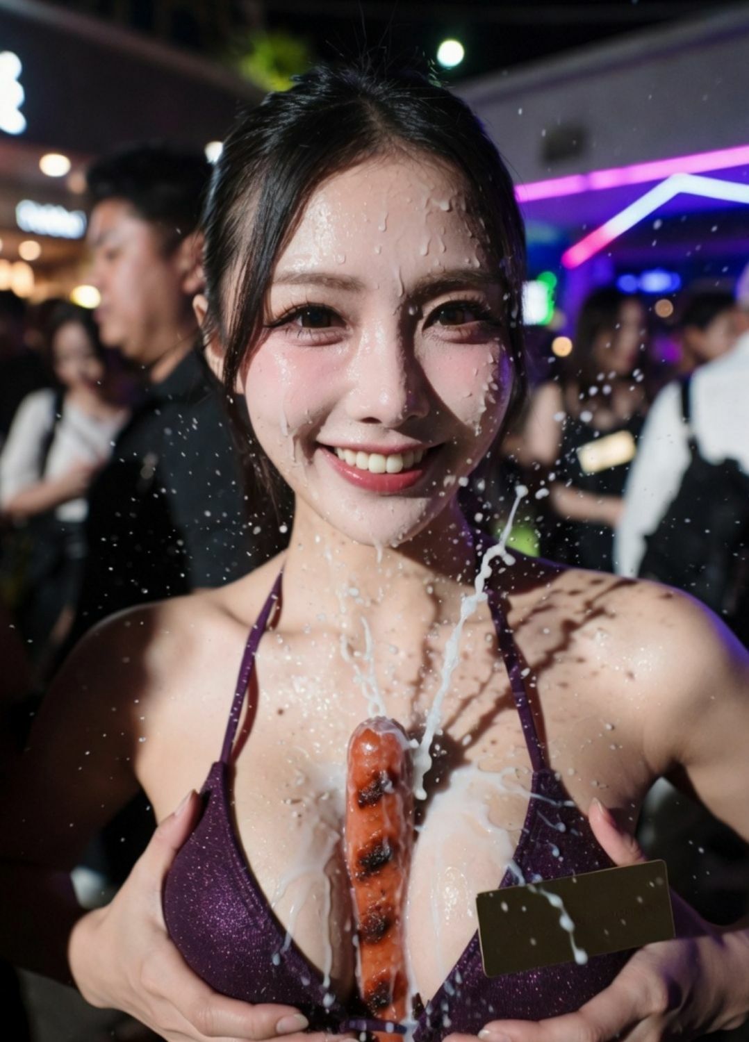 突然ですが、パイズリ挟射させてください。ついでにベロだしもお願いします。 - サンプル画像 6