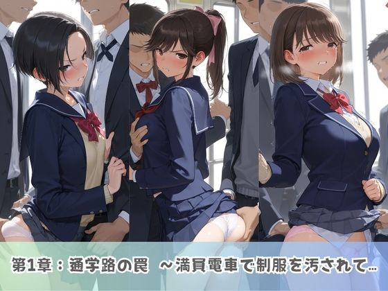 学園生活で複数男子に公開中出しされ続けた記録 〜襲い掛かる男子の汁軍団〜 ラ〇プラス - サンプル画像 1