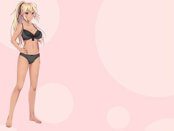 【立ち絵素材】金髪ポニテ褐色肌の少女剣士 フルセットPSDパック - サンプル画像 3