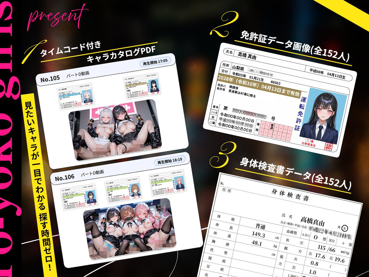 【4K神画質】トー横地雷系メンヘラ女子！  承認欲求まみれで愛に飢えた泥沼SEX152連発！【146分】 - サンプル画像 1