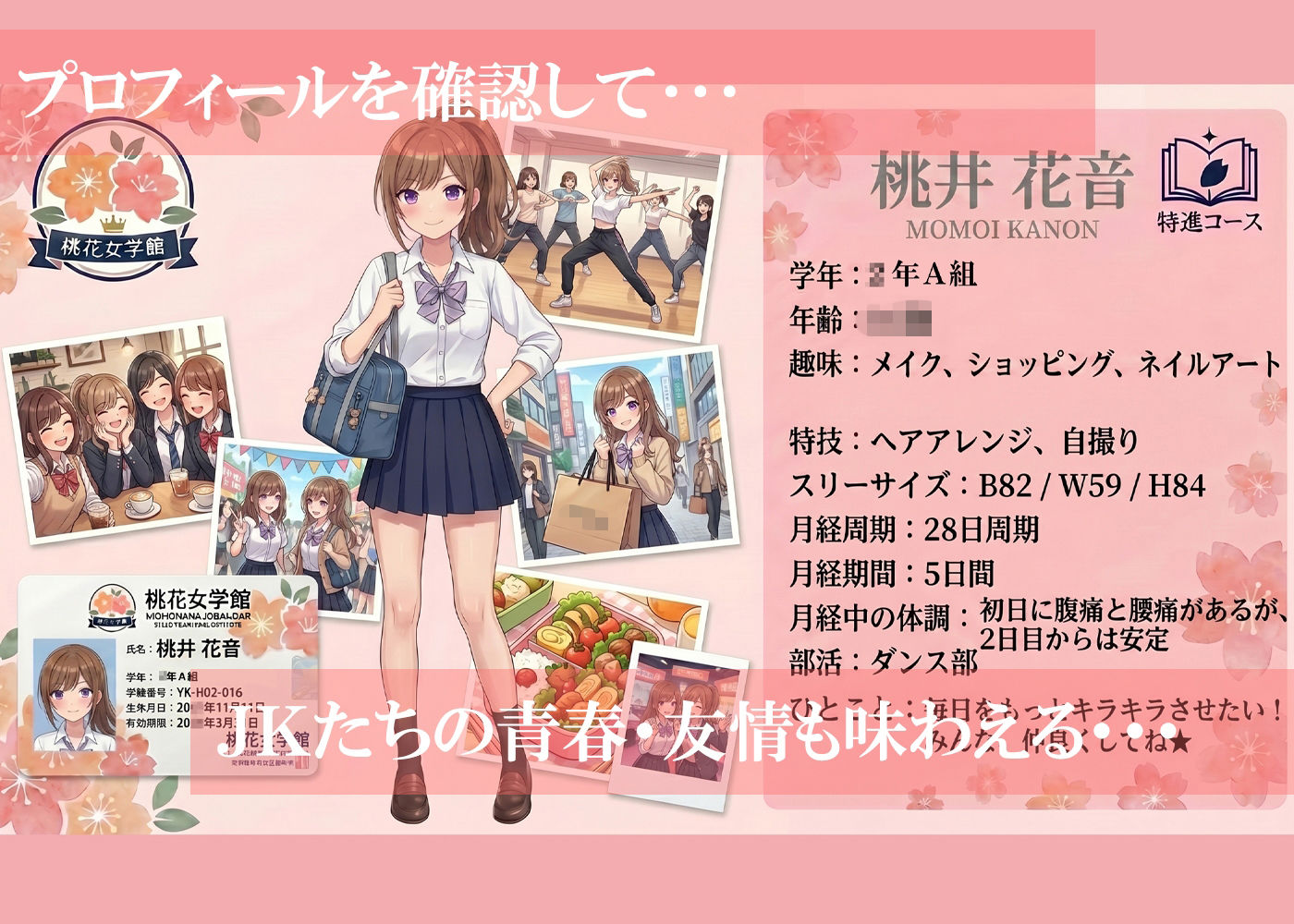 放課後奉仕活動中  放課後は自習室に集合！  Vol1  れいな・はなえ・かのん - サンプル画像 4