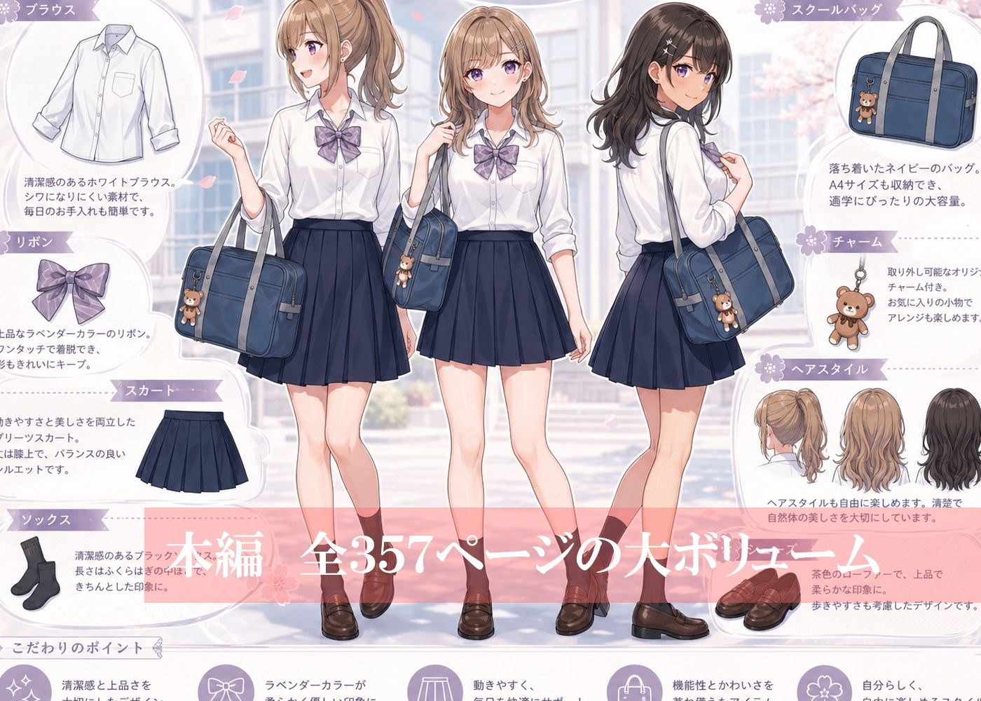 放課後奉仕活動中  放課後は自習室に集合！  Vol1  れいな・はなえ・かのん - サンプル画像 5
