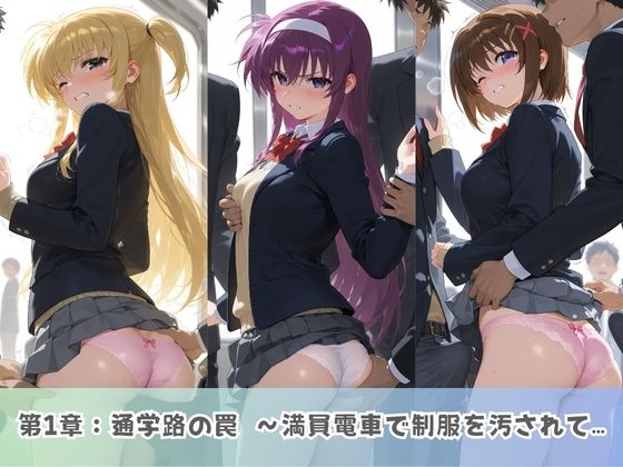 学園生活で複数男子に公開中出しされ続けた記録 〜襲い掛かる男子の汁軍団〜 魔〇少女リリカルなのは02 - サンプル画像 2