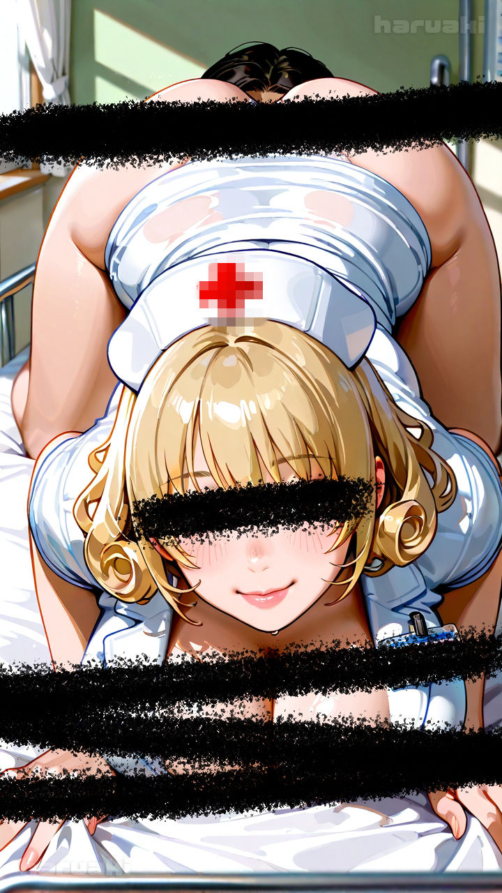 【AIアニメ巨乳美女写真集】Vol.14サキュバス系看護婦中島さんの搾精勤務しこしこ - サンプル画像 3