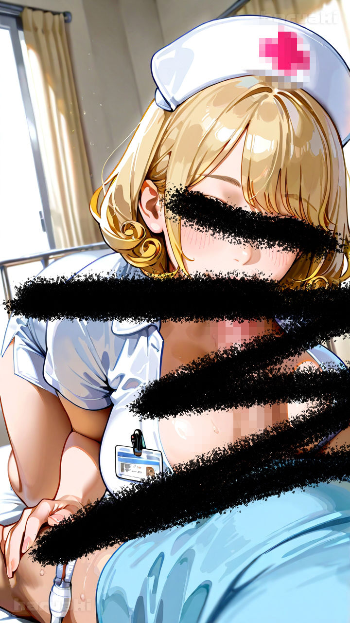【AIアニメ巨乳美女写真集】Vol.14サキュバス系看護婦中島さんの搾精勤務しこしこ - サンプル画像 4