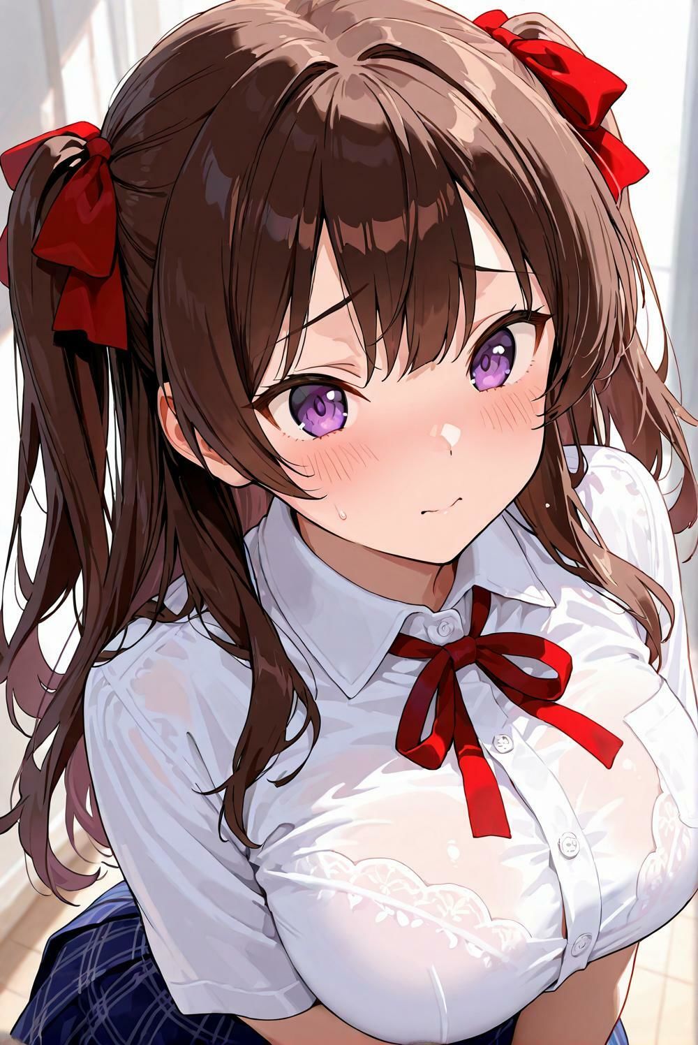 女子校生メス堕ち 〜口が悪そうなツンデレ茶髪女子に種付け性指導〜 - サンプル画像 1