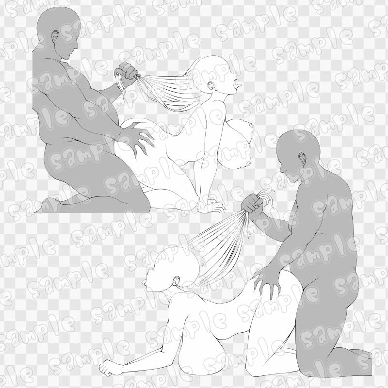 線画素材集［手］111 - サンプル画像 1
