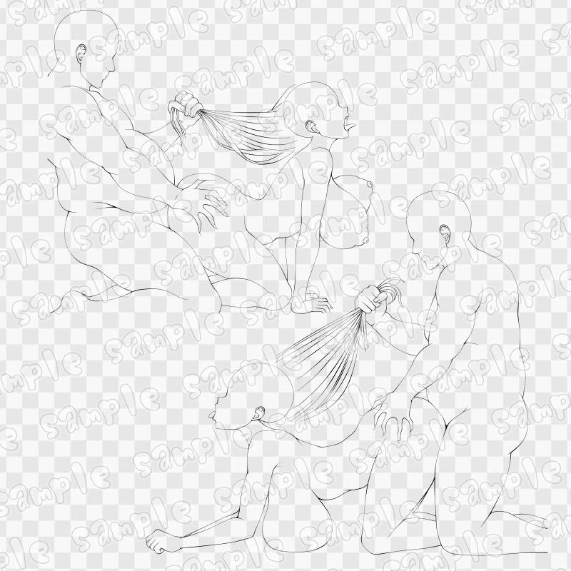 線画素材集［手］111 - サンプル画像 3