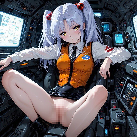 『【裏】機動宇宙戦艦の電子の妖精さん』AIの手で蘇る懐かしのヒロインシリーズ - サンプル画像 1