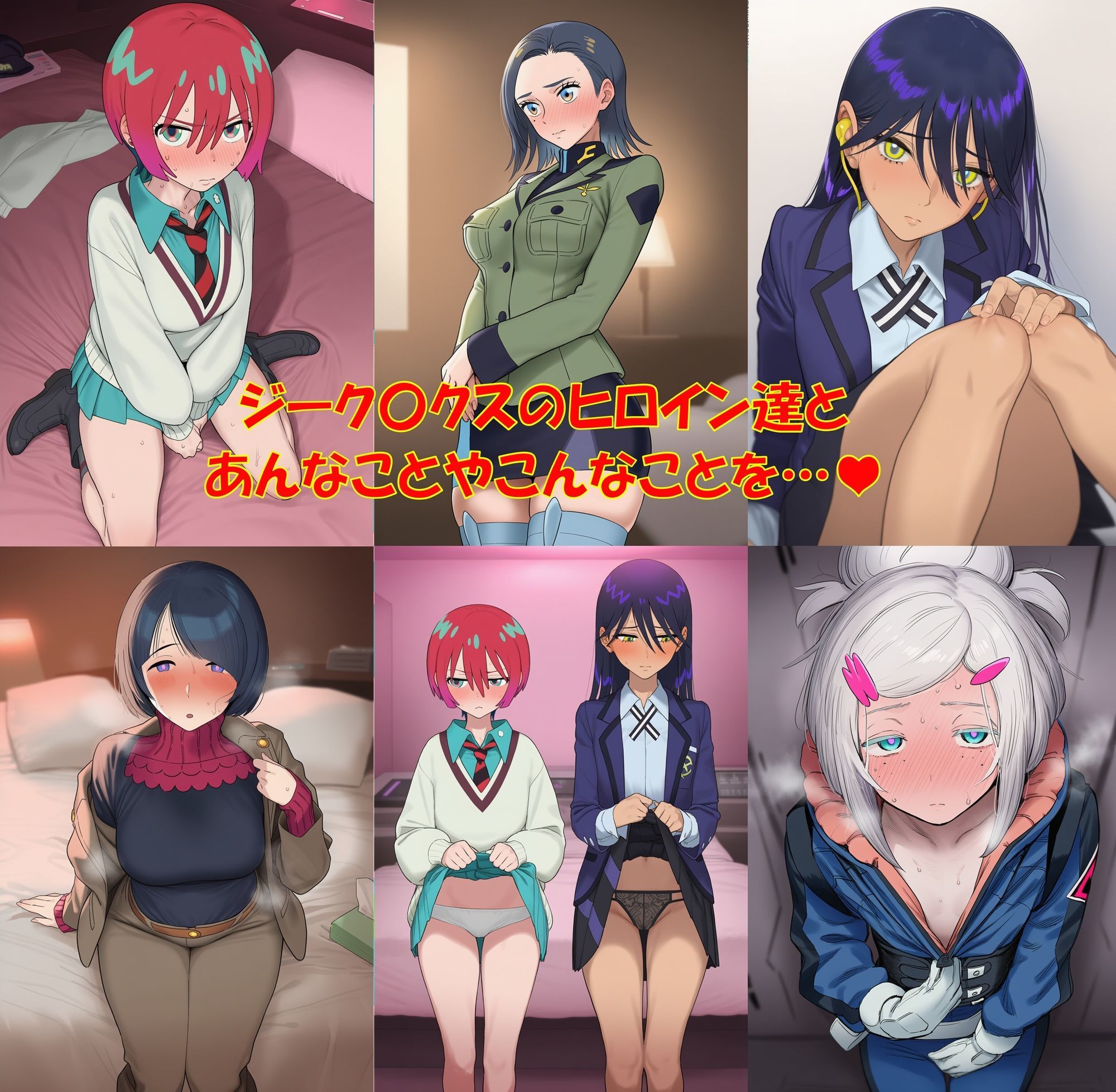 アニメヒロインCG集ジーク〇クス編 - サンプル画像 1