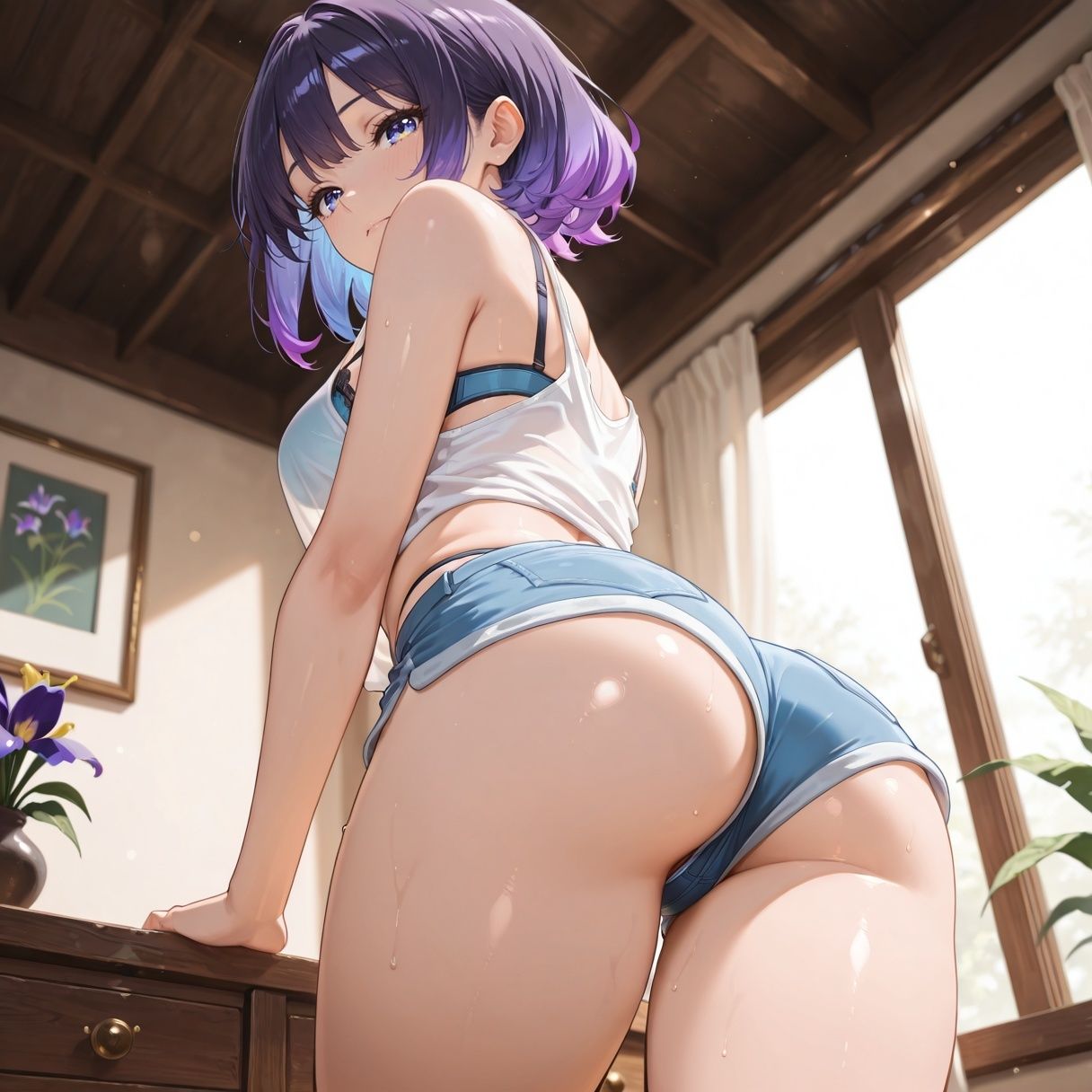 青原紫子〜可愛すぎる彼女の休日〜 - サンプル画像 6