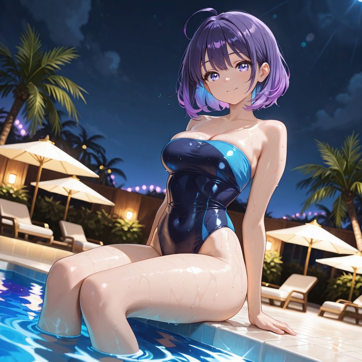 青原紫子〜可愛すぎる彼女の休日〜 - サンプル画像 8