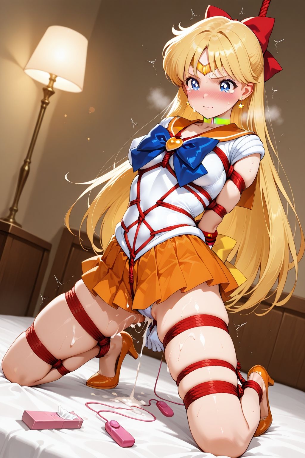 夢見る乙女の調教コレクション8〜美少女戦士〇ーラームーン風5・愛野〇奈子風・緊縛編 - サンプル画像 4