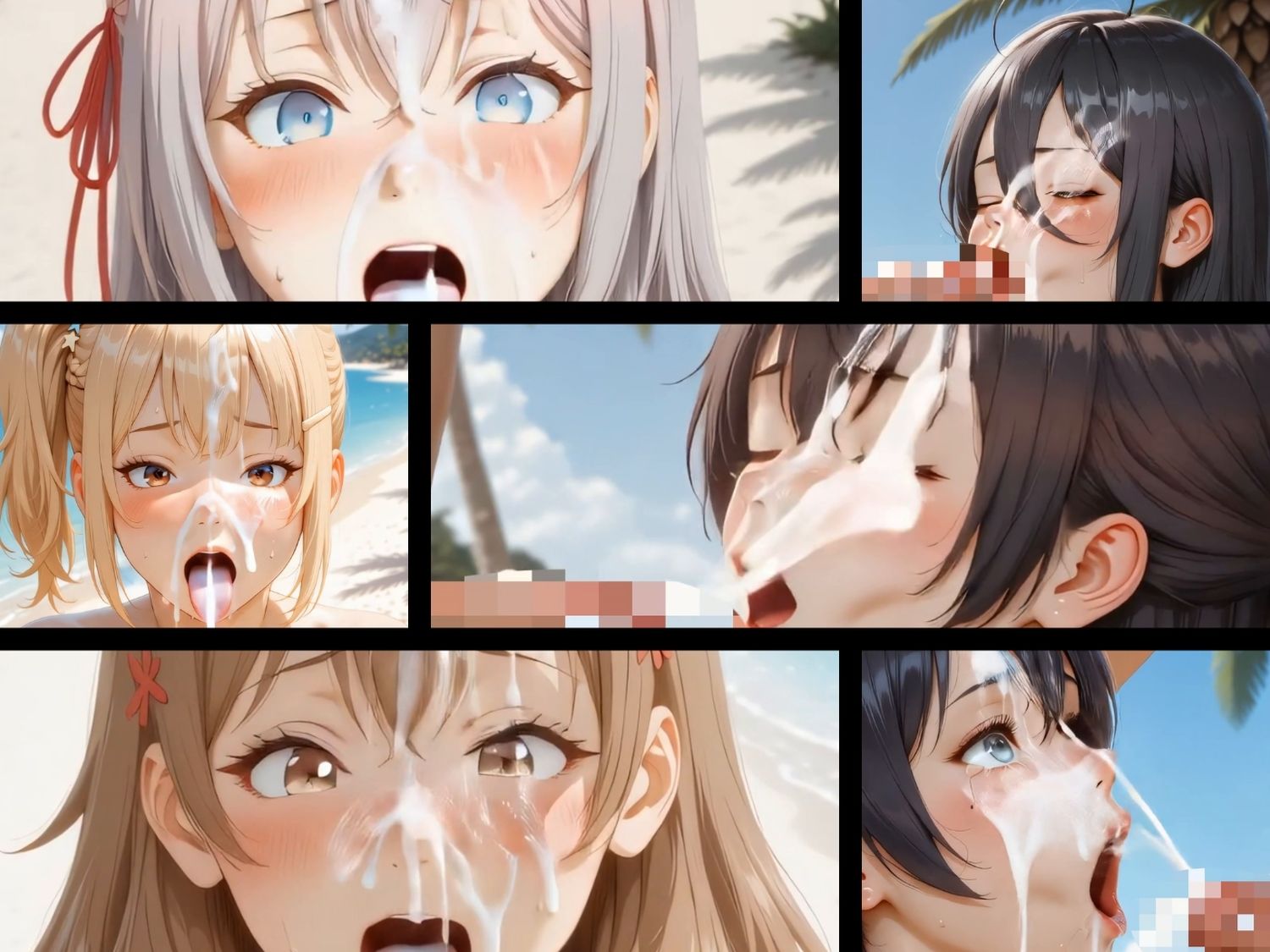 時々ボソッと砂浜でイっちゃう隣のアーリャさん 【動画＆イラストセット】 - サンプル画像 8