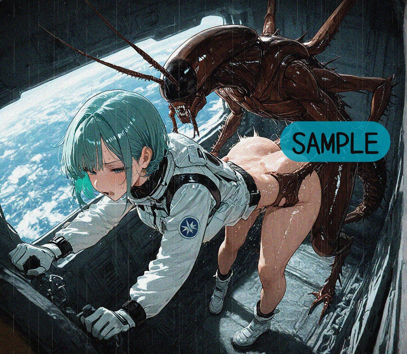 XenoBlatta  異種遭艦外譚 - サンプル画像 1