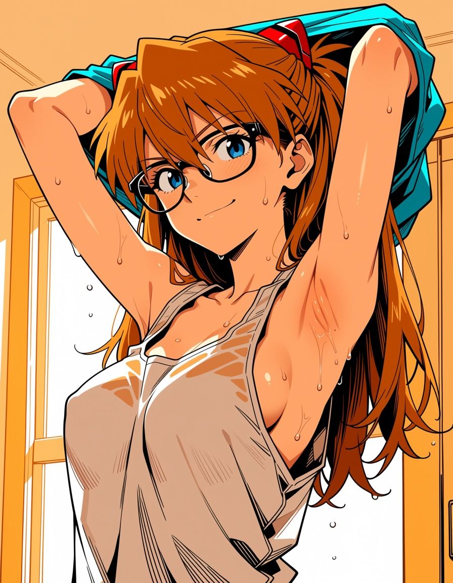 普段ボクをバカにしてくる天才美少女メガネっ娘がボクのナニでバカになっている - サンプル画像 1
