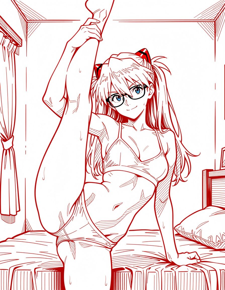 普段ボクをバカにしてくる天才美少女メガネっ娘がボクのナニでバカになっている - サンプル画像 2