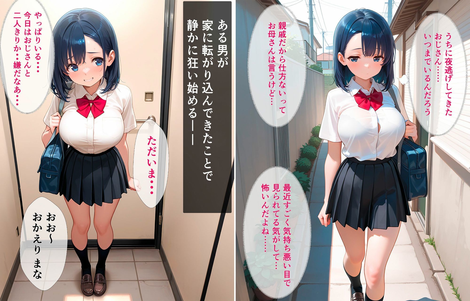 ロ◯可愛い姪っ子J◯をいいなり調教してメス堕ちさせた話 - サンプル画像 2