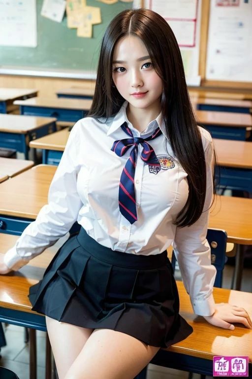 巨乳女子〇生教室で生着替え13  300ページ - サンプル画像 3