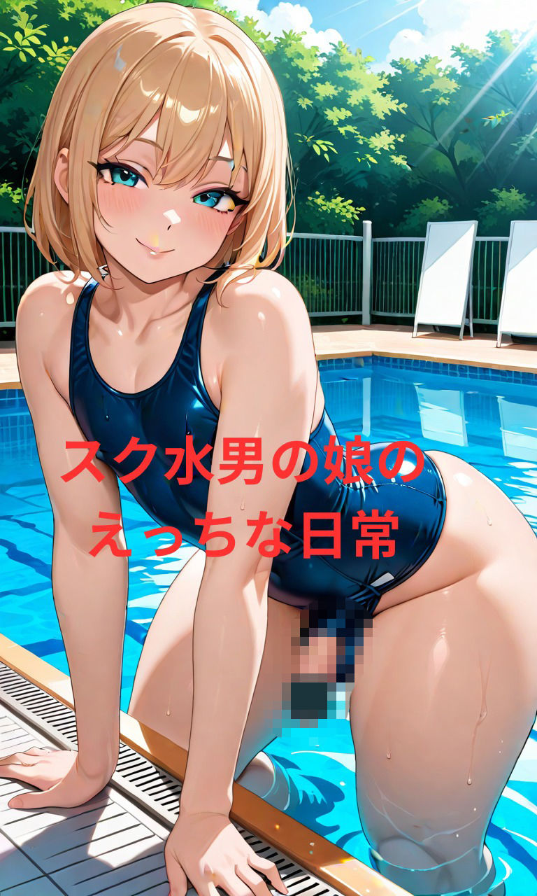 スク水男の娘のえっちな日常 - サンプル画像 1