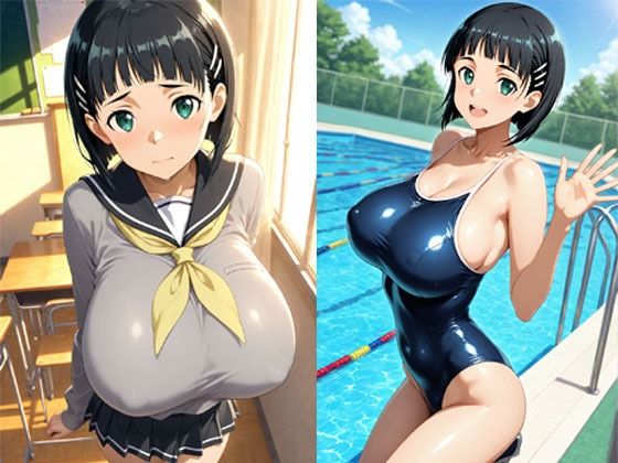 爆乳ヒロインの日常-【SAO】直〇編 - サンプル画像 1