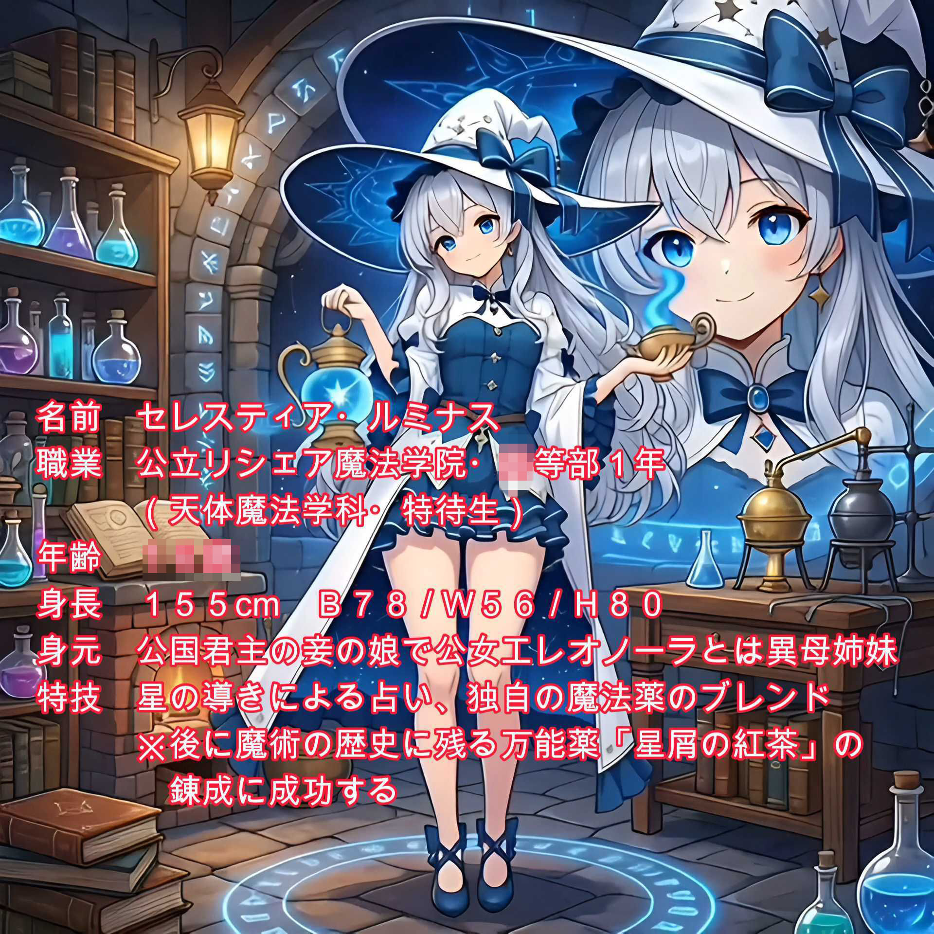 開脚尻ーズ陸（星の魔女編） - サンプル画像 1