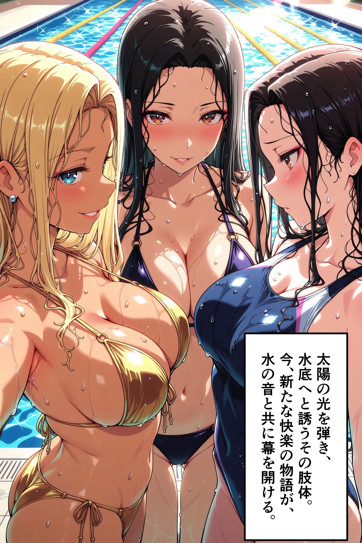 ギャルなのは見た目だけ！ 〜清楚な処女ギャルたちが、巨根君にメロメロになっちゃう件〜 - サンプル画像 3