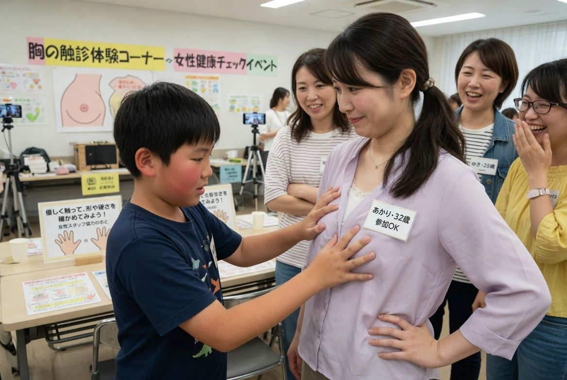 おっぱい触診体験 - サンプル画像 3