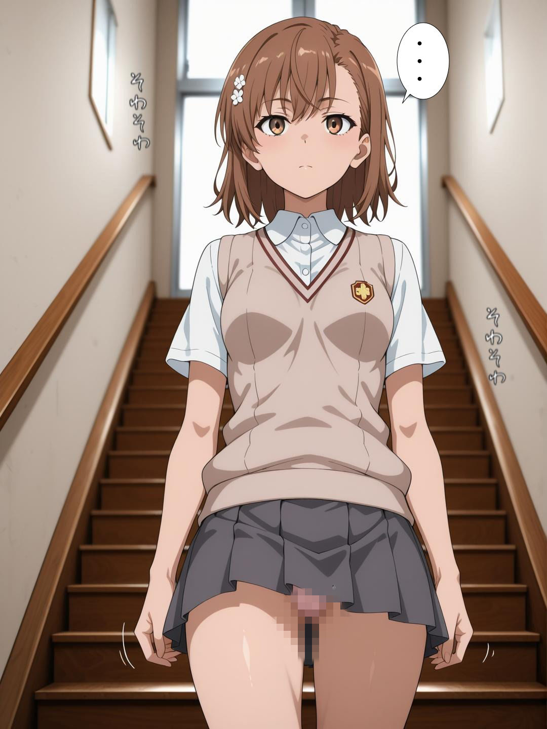 御坂〇琴を拘束エッチしちゃった話 - サンプル画像 1