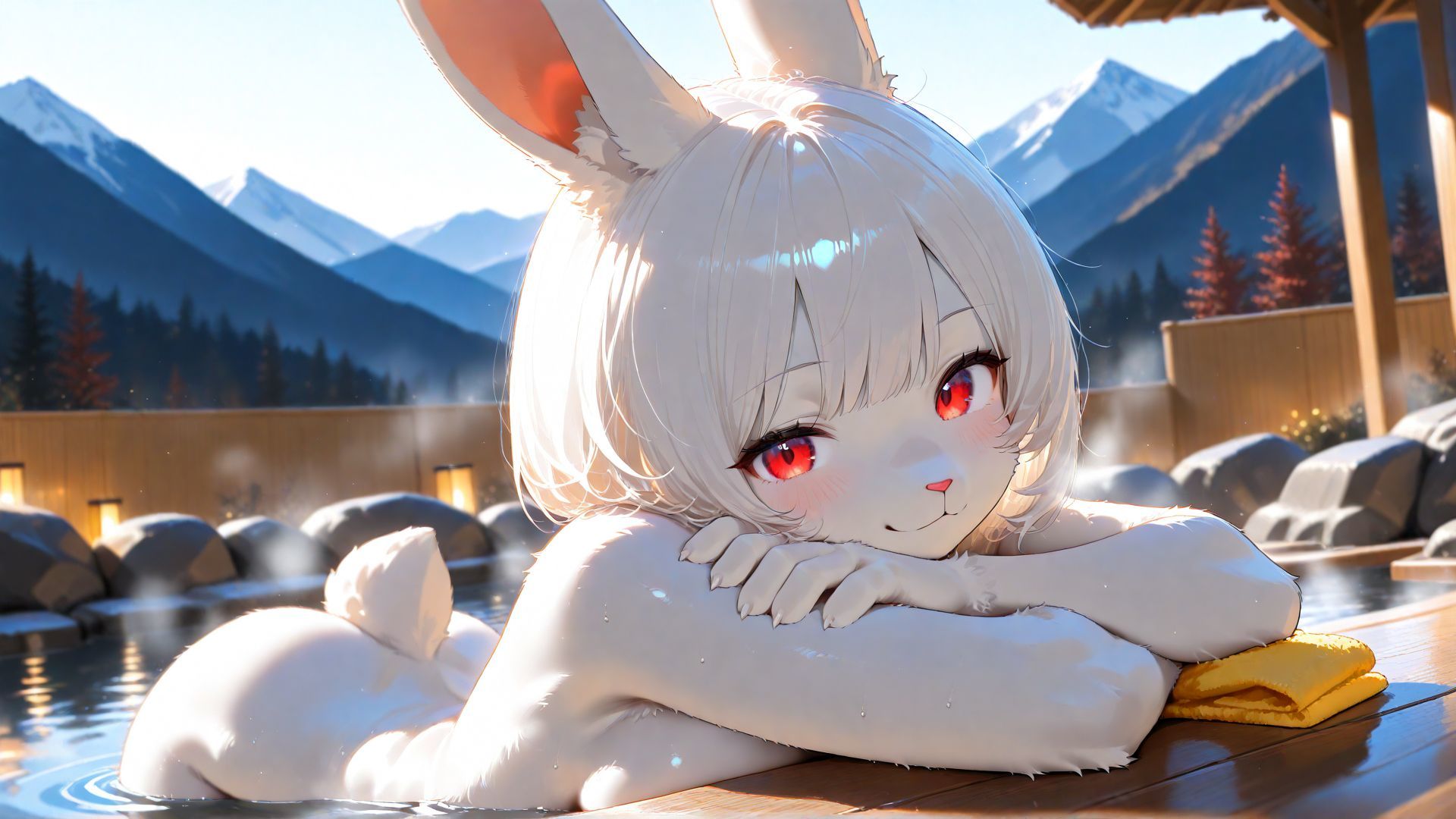 ケモたちと一緒に銭湯 - サンプル画像 3