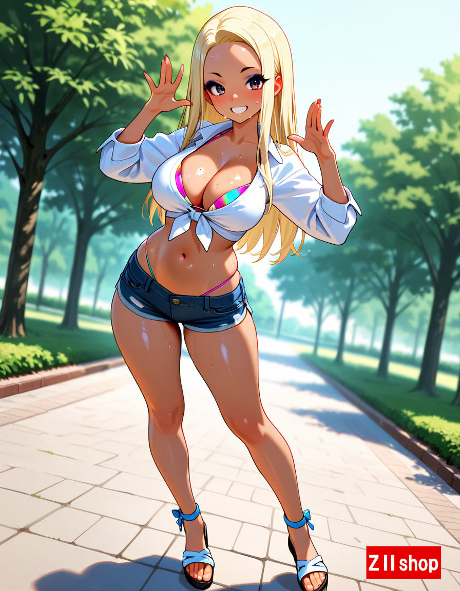 【200枚】むちむちエロ フレッシュ ギャル のグラビア写真集！！ - サンプル画像 3