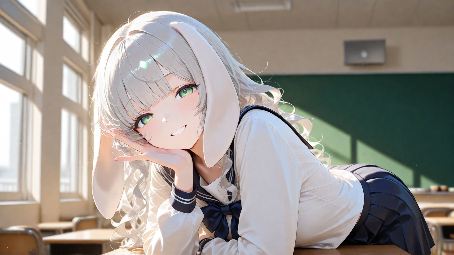 教室（はーと）脱衣 - サンプル画像 2