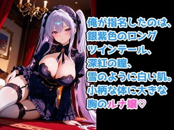憧れのゴスロリメイド  俺とルナの無制限中出し - サンプル画像 3
