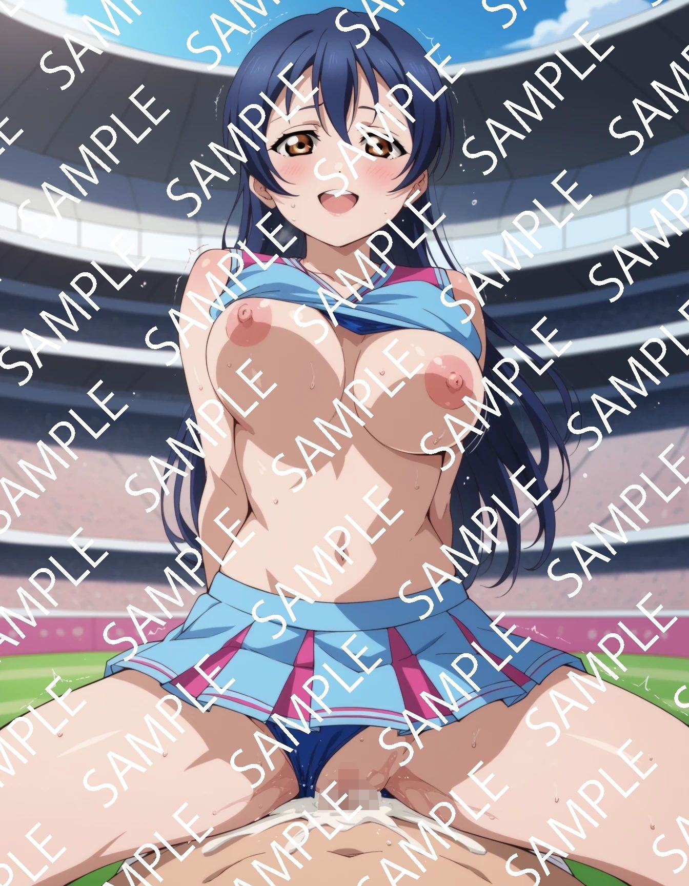 海未コスプレ騎乗位集 - サンプル画像 5
