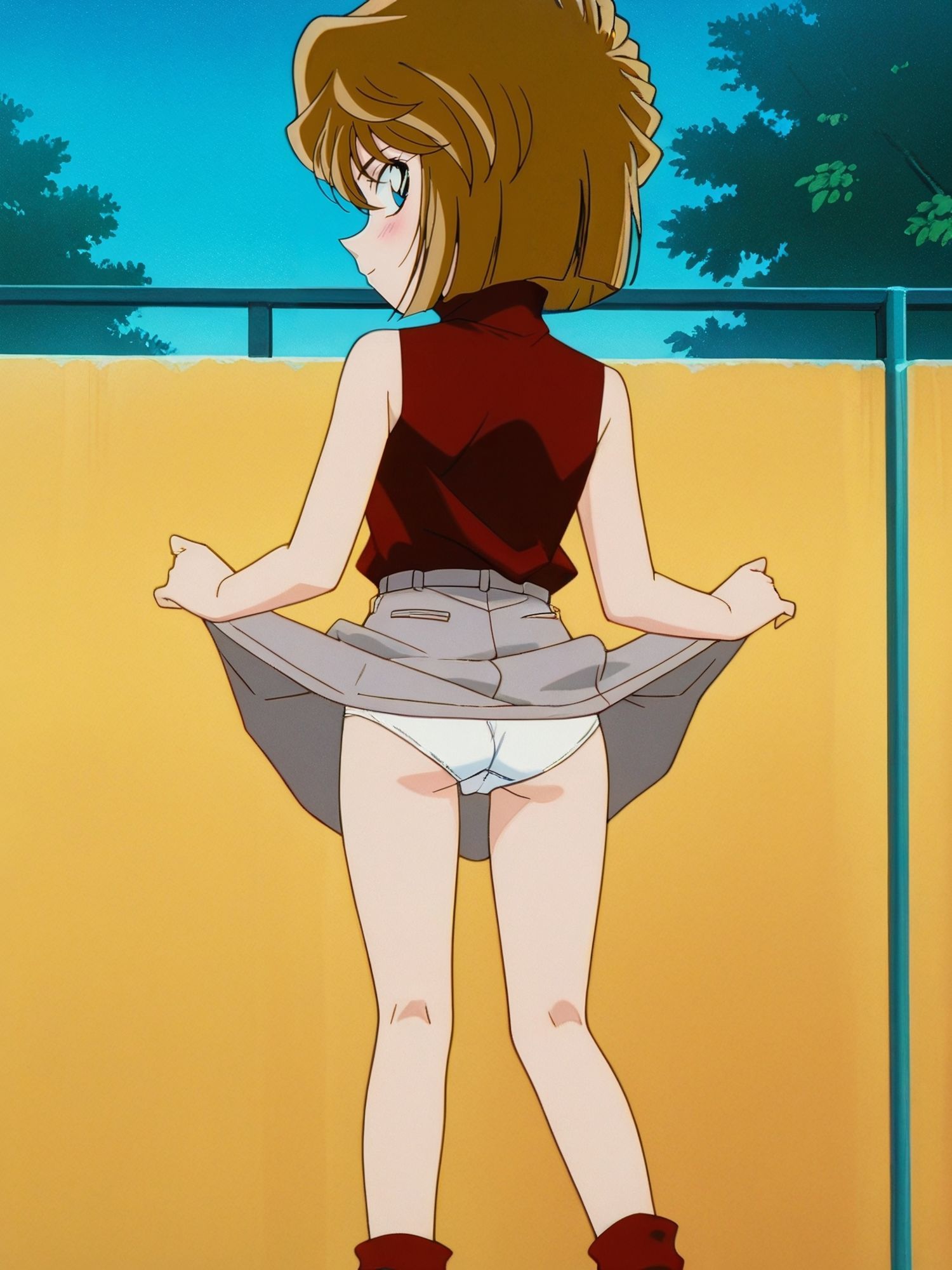灰〇哀パンチラCG集（全100枚）＋簡易パンチラアニメ10本セット_model2 - サンプル画像 2