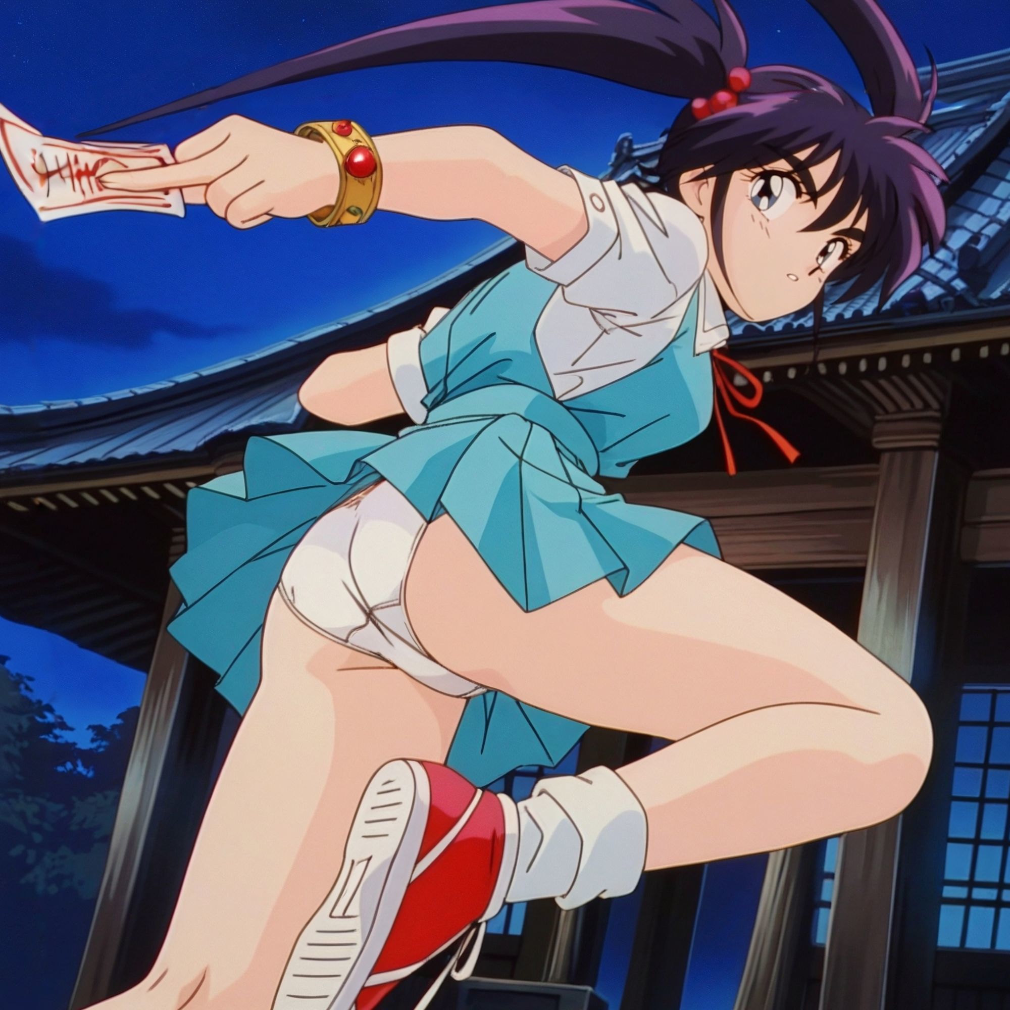 役〇明パンチラCG集4（全100枚）＋簡易パンチラアニメ10本セット_model2 - サンプル画像 1