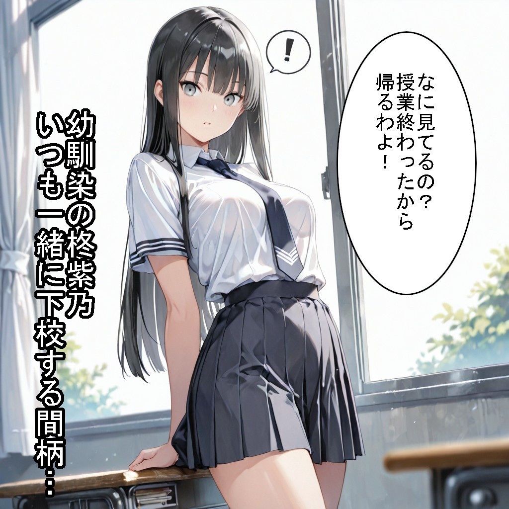 【制服】クールな幼馴染が、俺にだけ甘くなった話 - サンプル画像 1